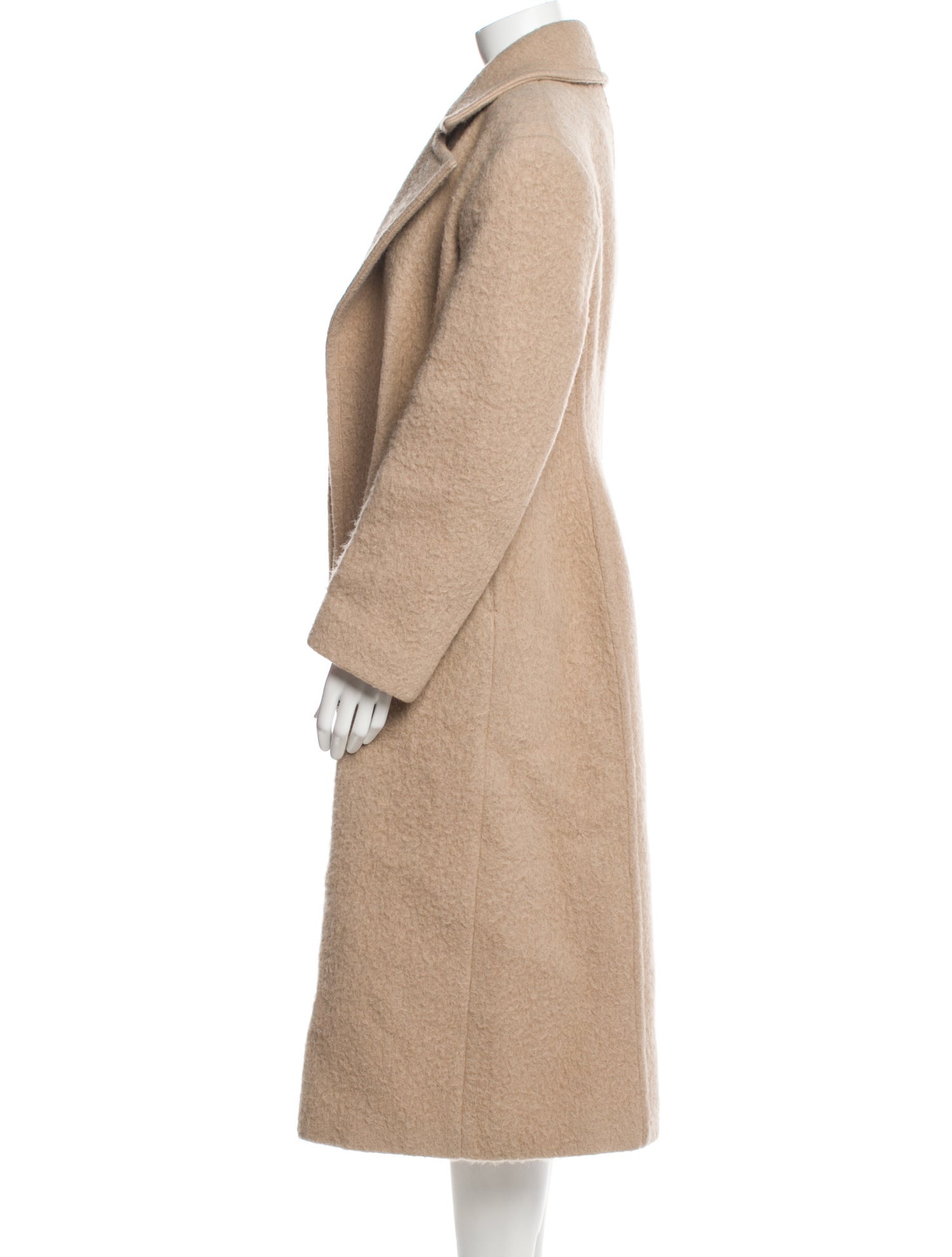 Recto Wool Faux Fur Coat