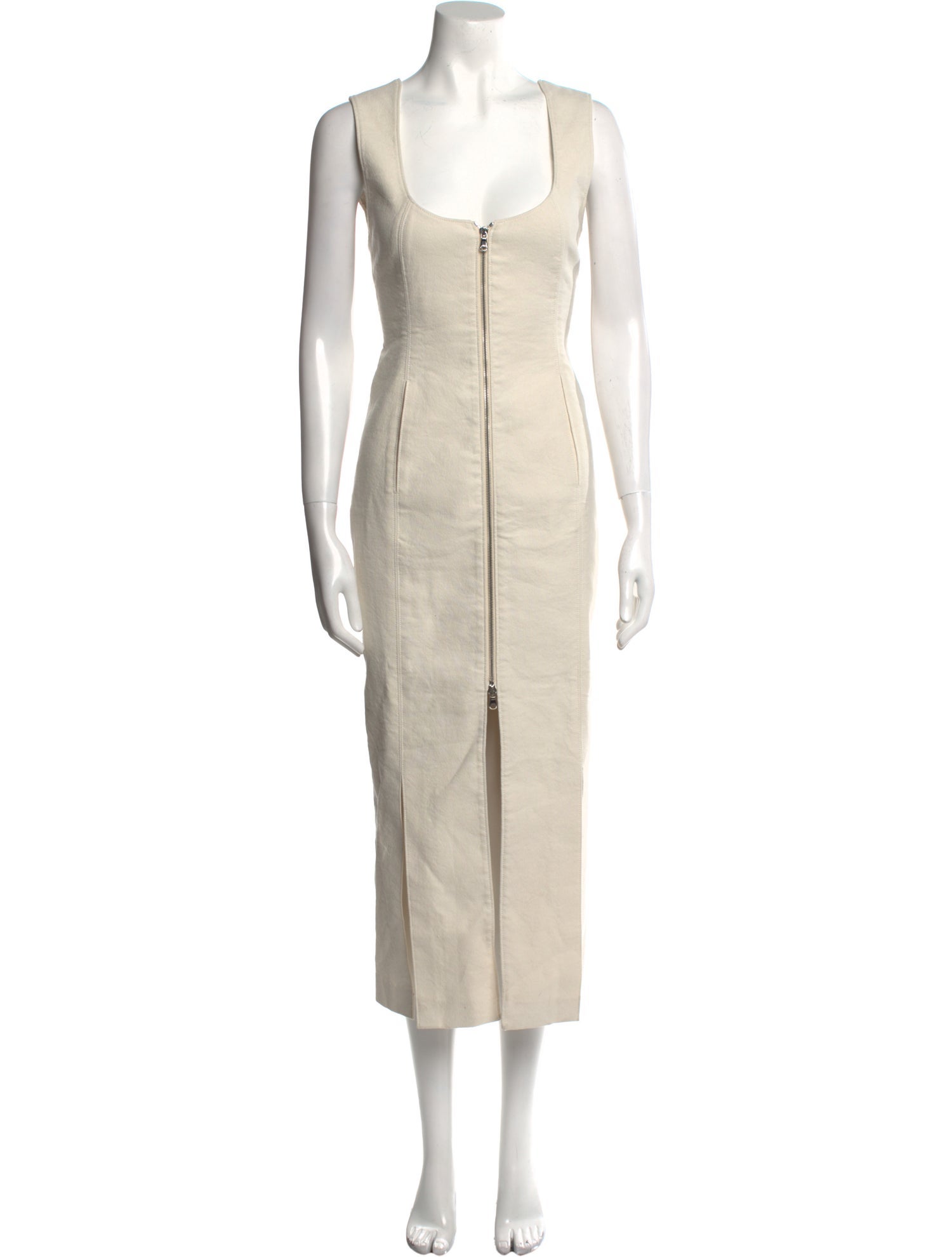 Recto Scoop Neck Long Dress