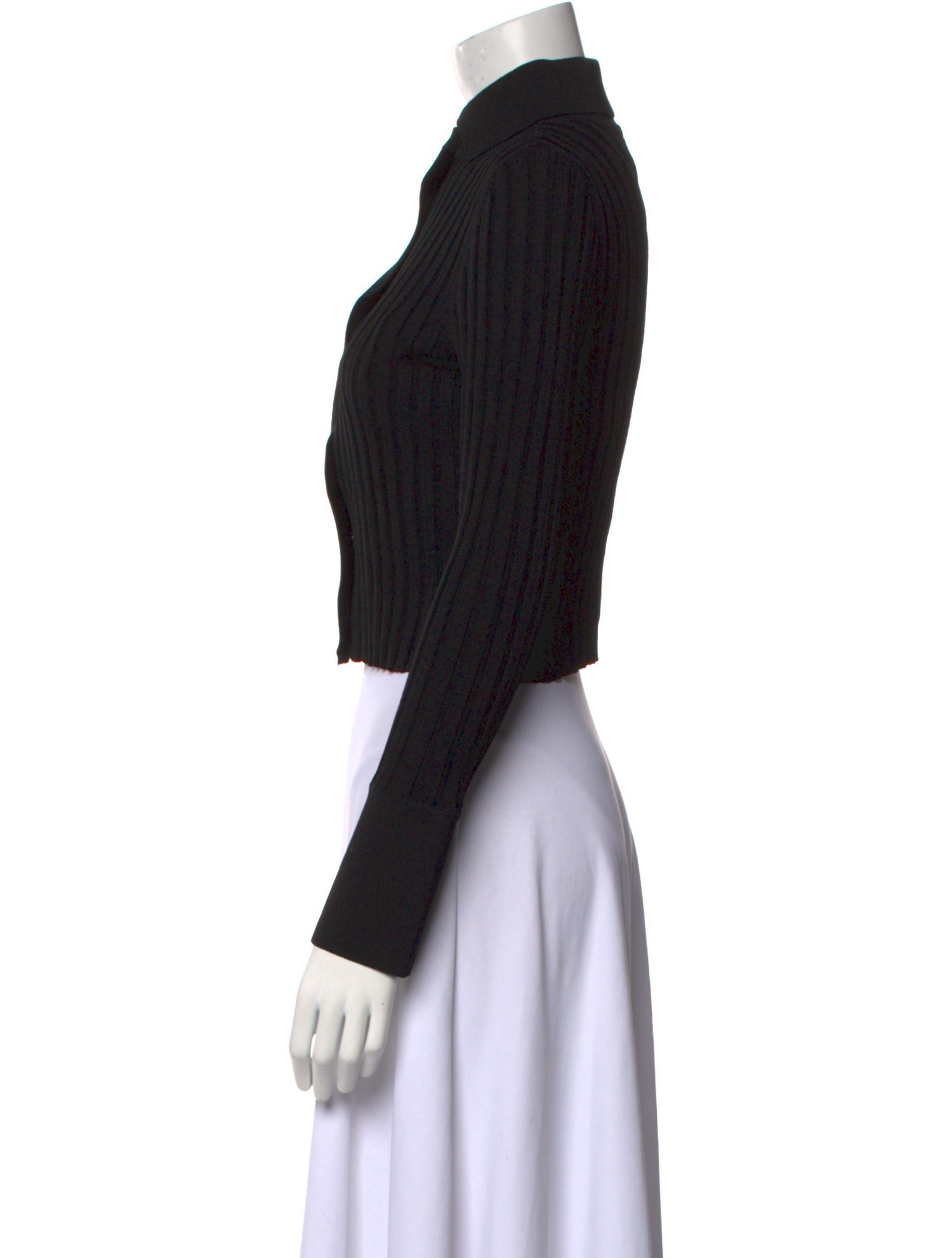 Recto Long Sleeve Crop Top