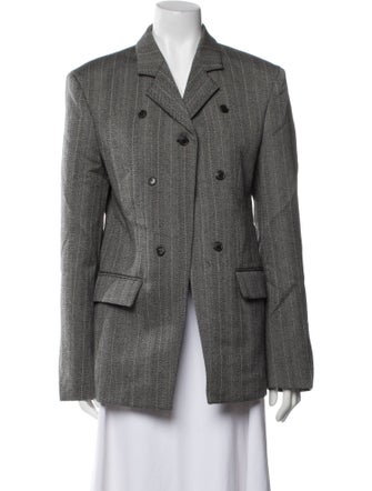 Recto Wool Striped Blazer