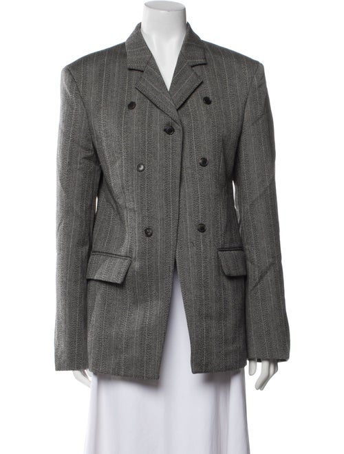 Recto Wool Striped Blazer