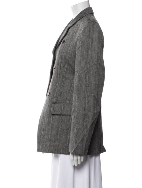 Recto Wool Striped Blazer