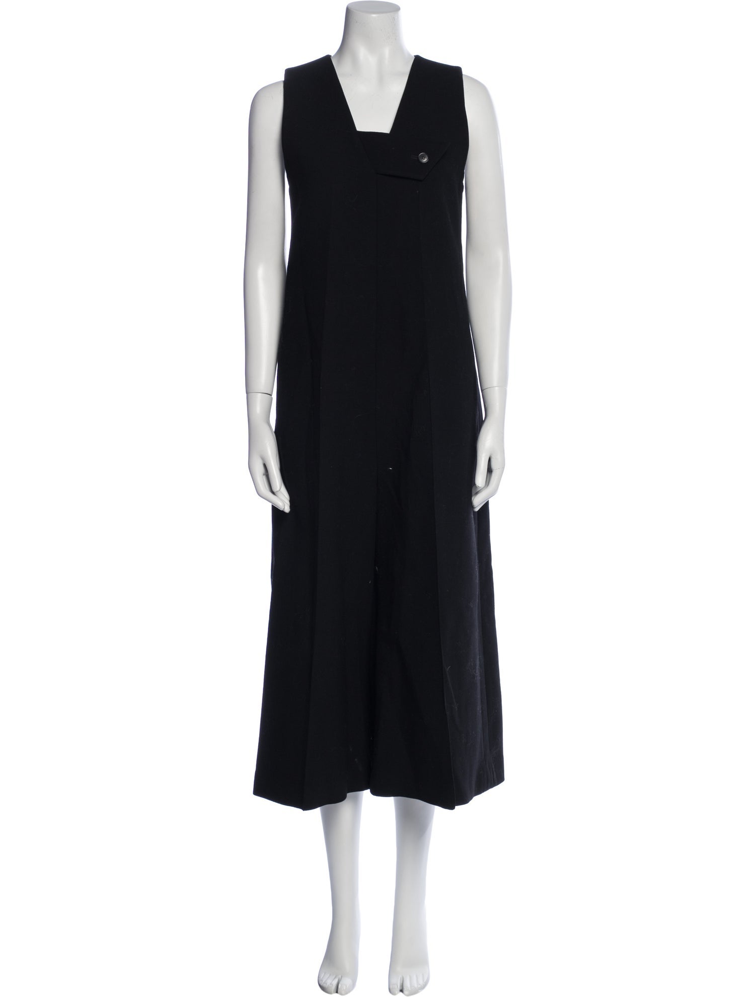 Recto Wool V-Neck Jumpsuit