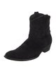 Recto Suede Western Boots