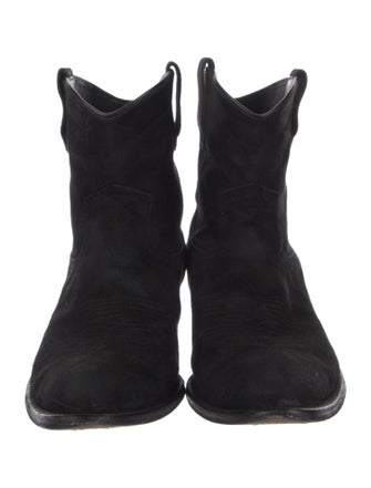 Recto Suede Western Boots