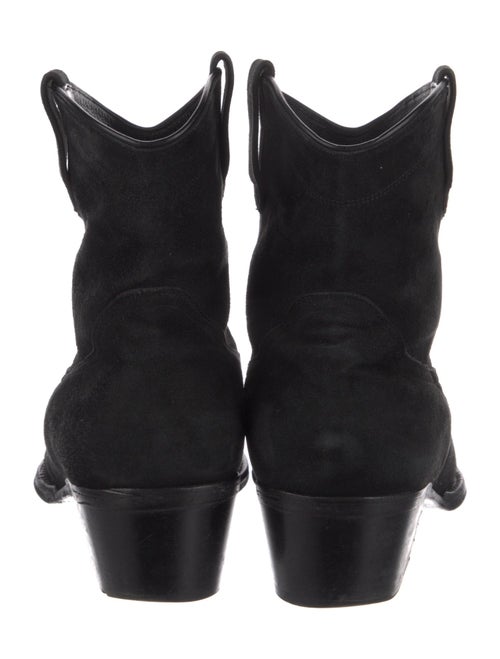 Recto Suede Western Boots