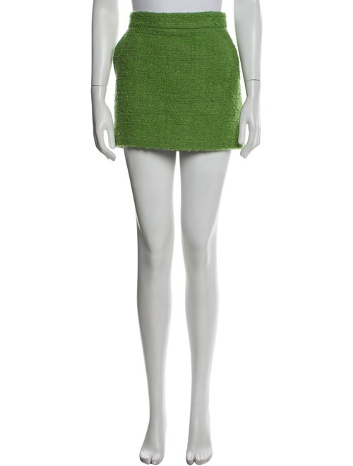 Recto Tweed Pattern Mini Skirt