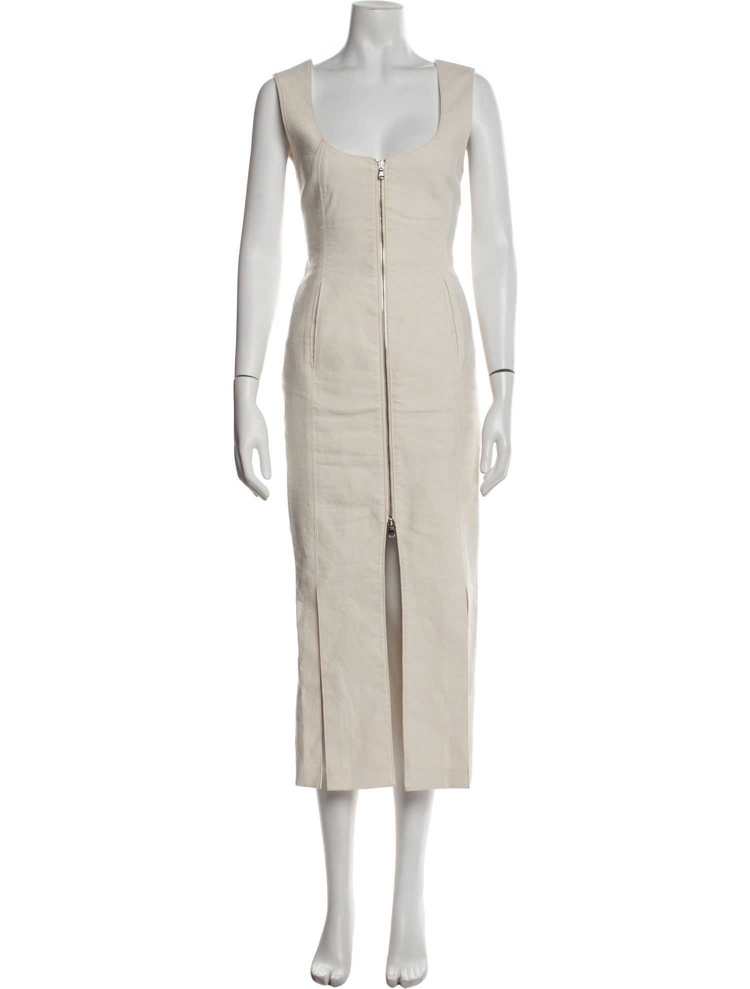 Recto Scoop Neck Long Dress