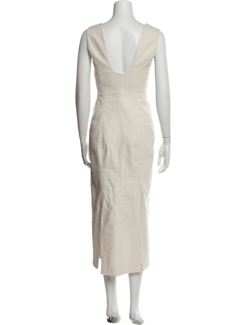 Recto Scoop Neck Long Dress