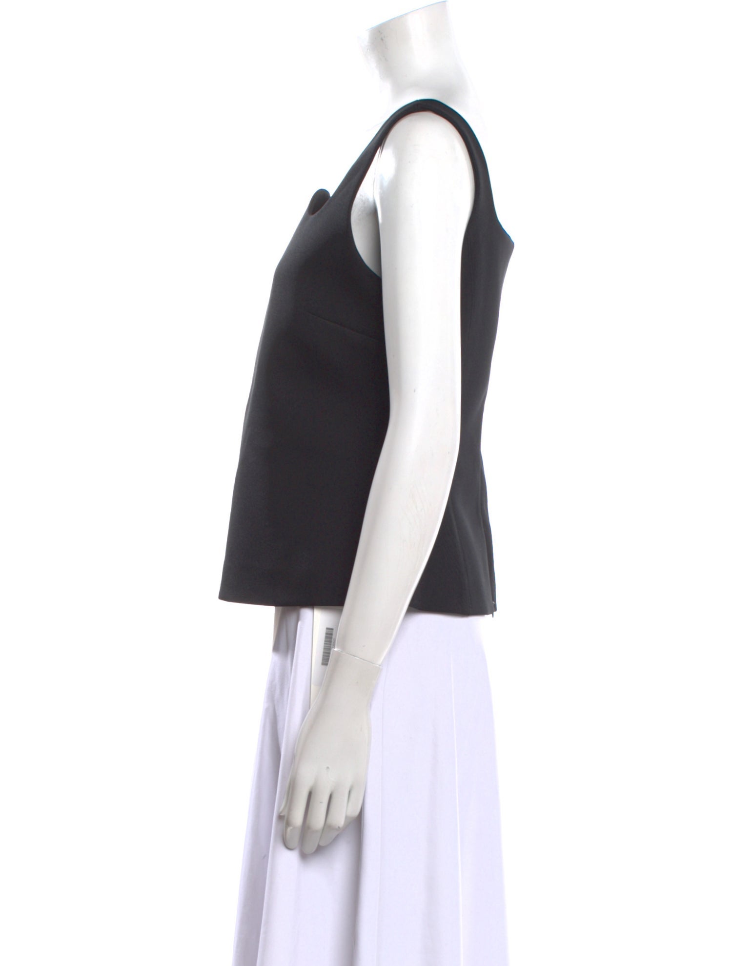 Recto Square Neckline Sleeveless Top