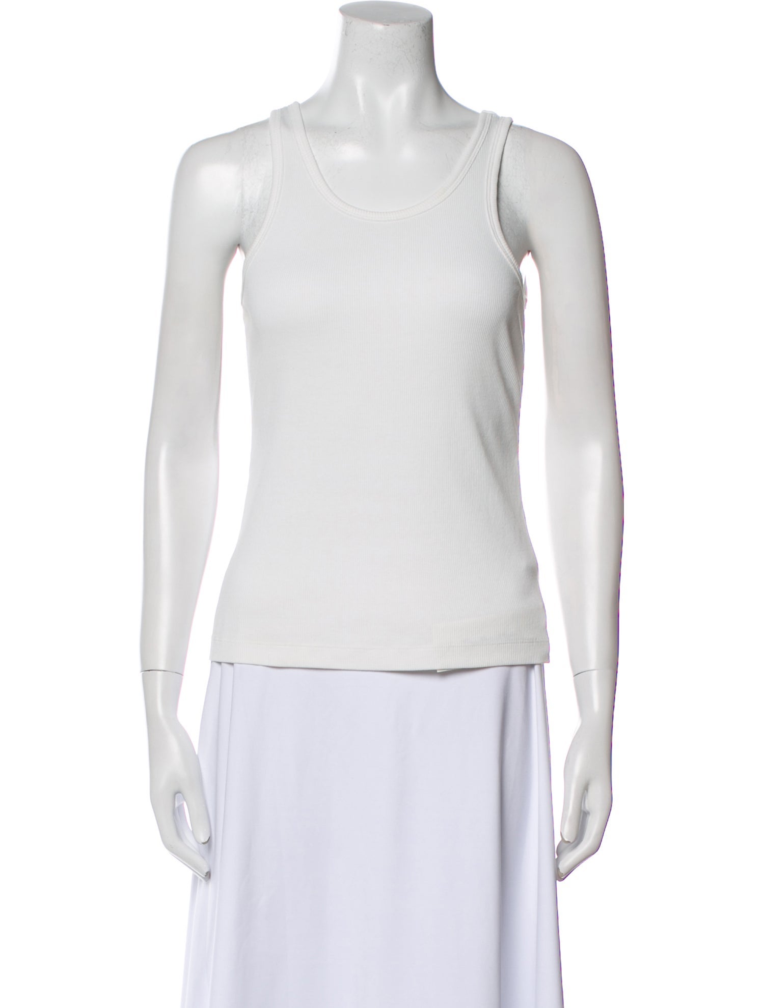 Recto Scoop Neck Sleeveless Top