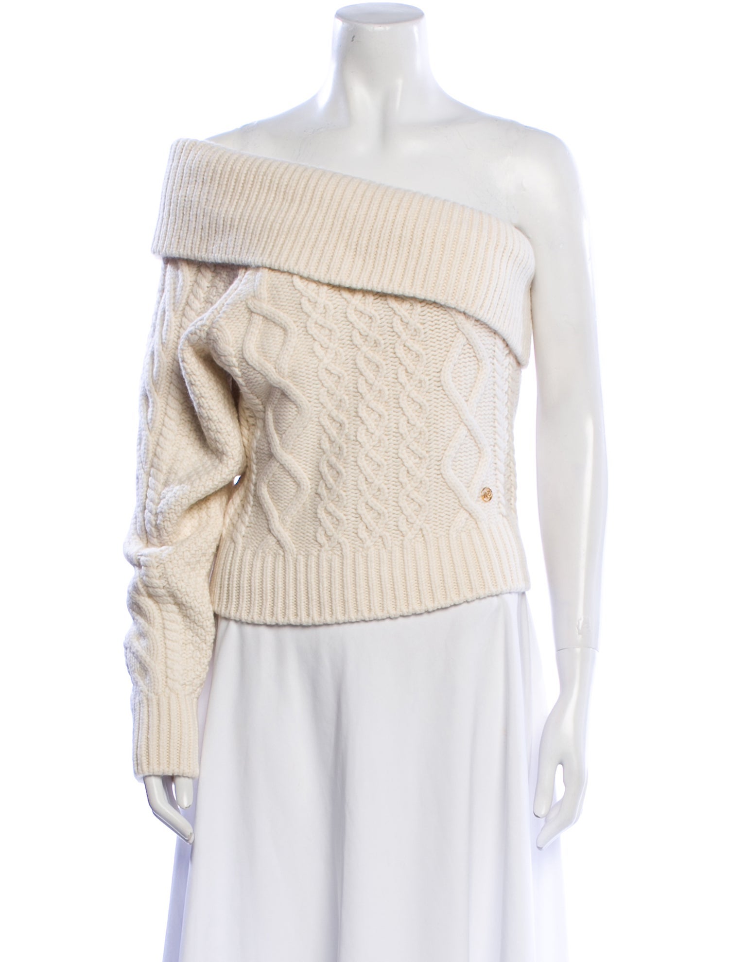 Recto Wool Off-The-Shoulder Sweater w/ Tags