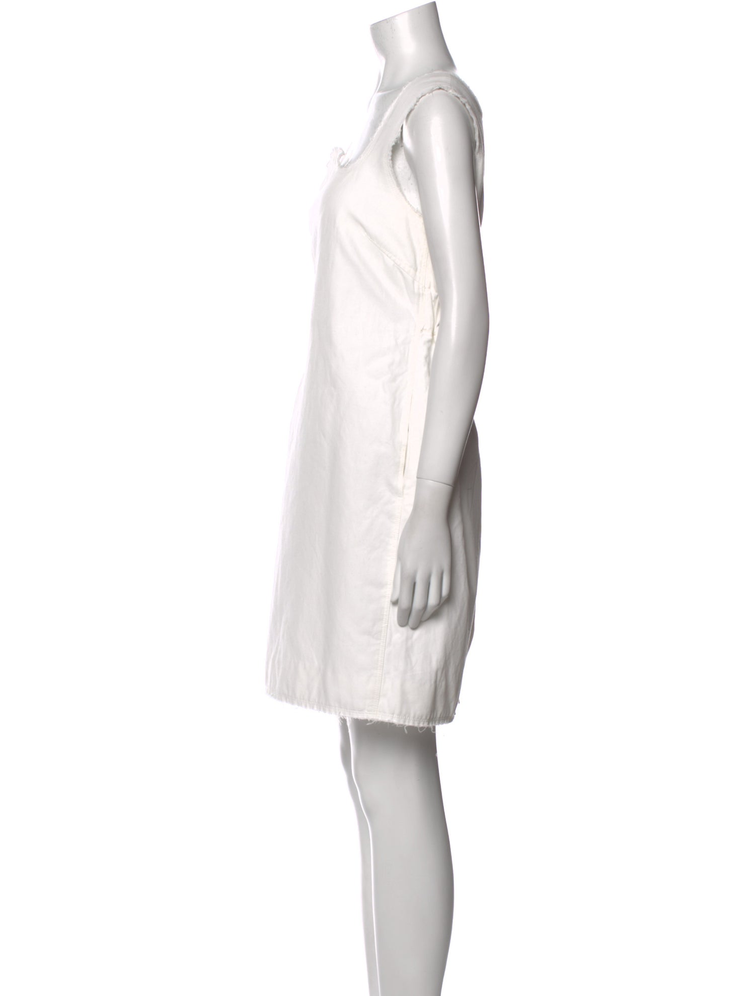 Recto Square Neckline Mini Dress