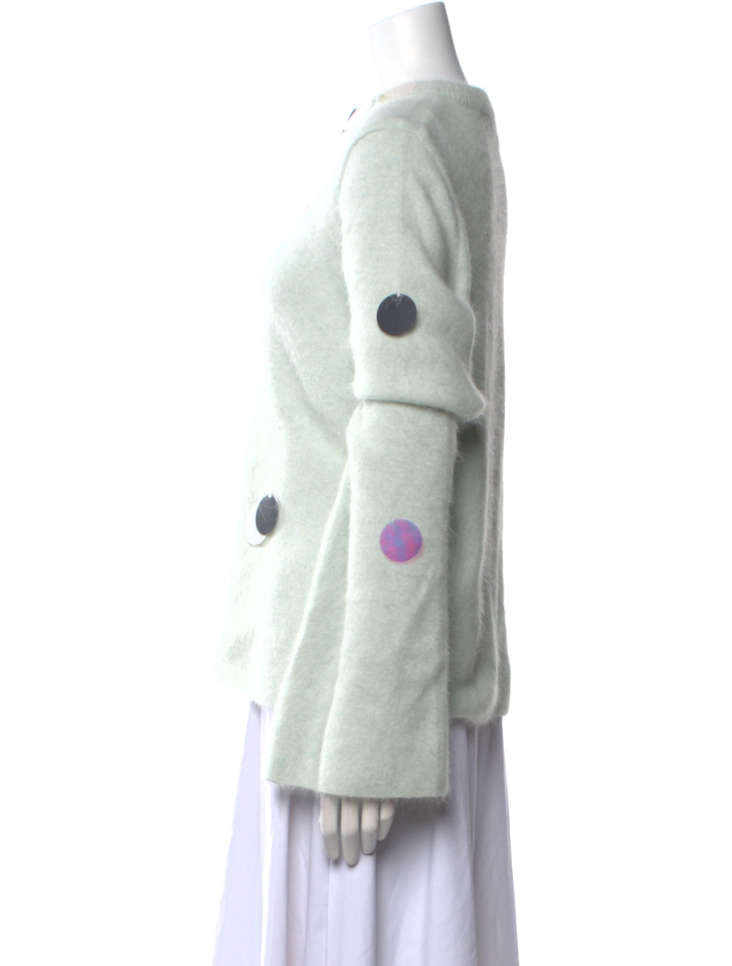 Recto Angora Printed Sweater