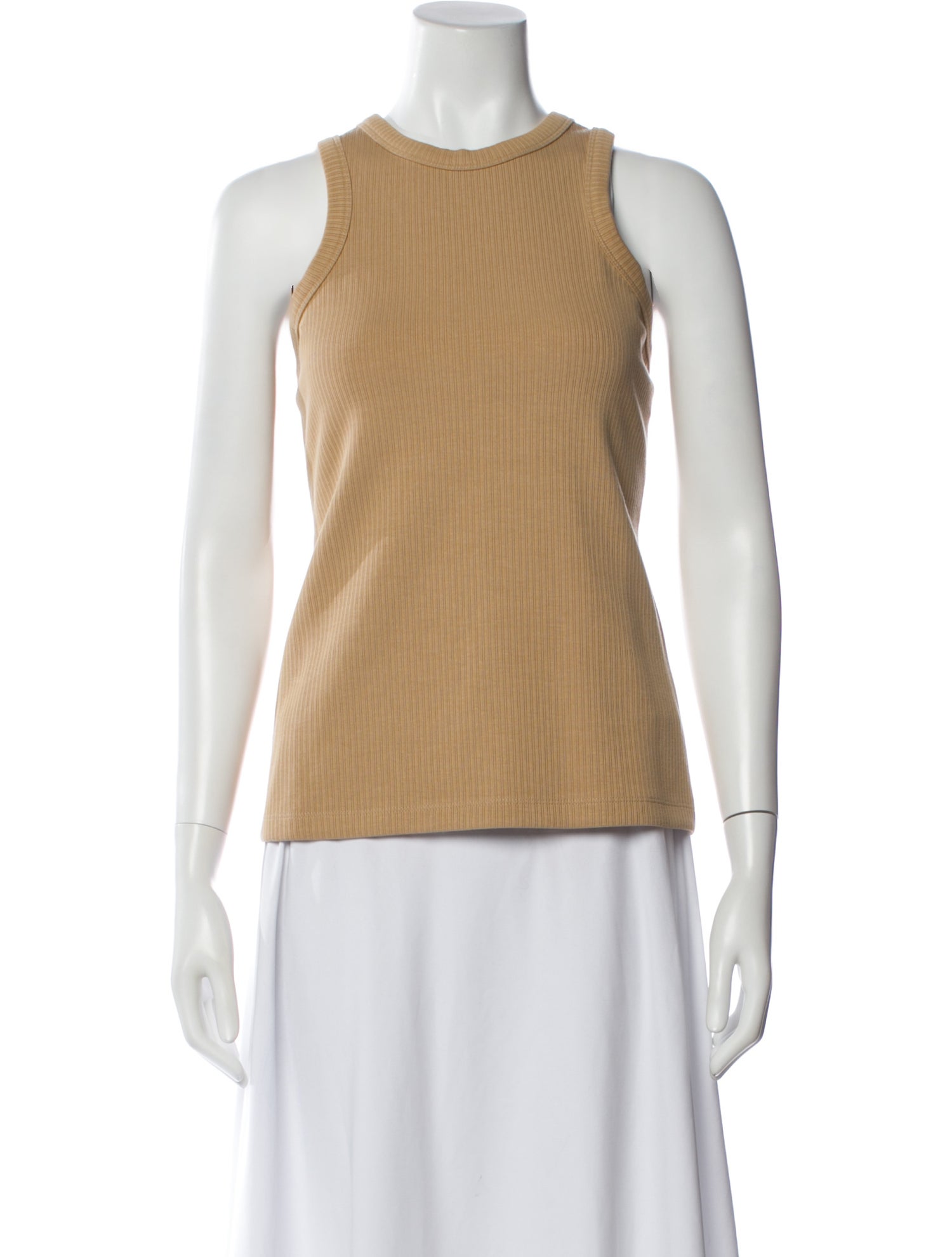 Recto Crew Neck Sleeveless Top