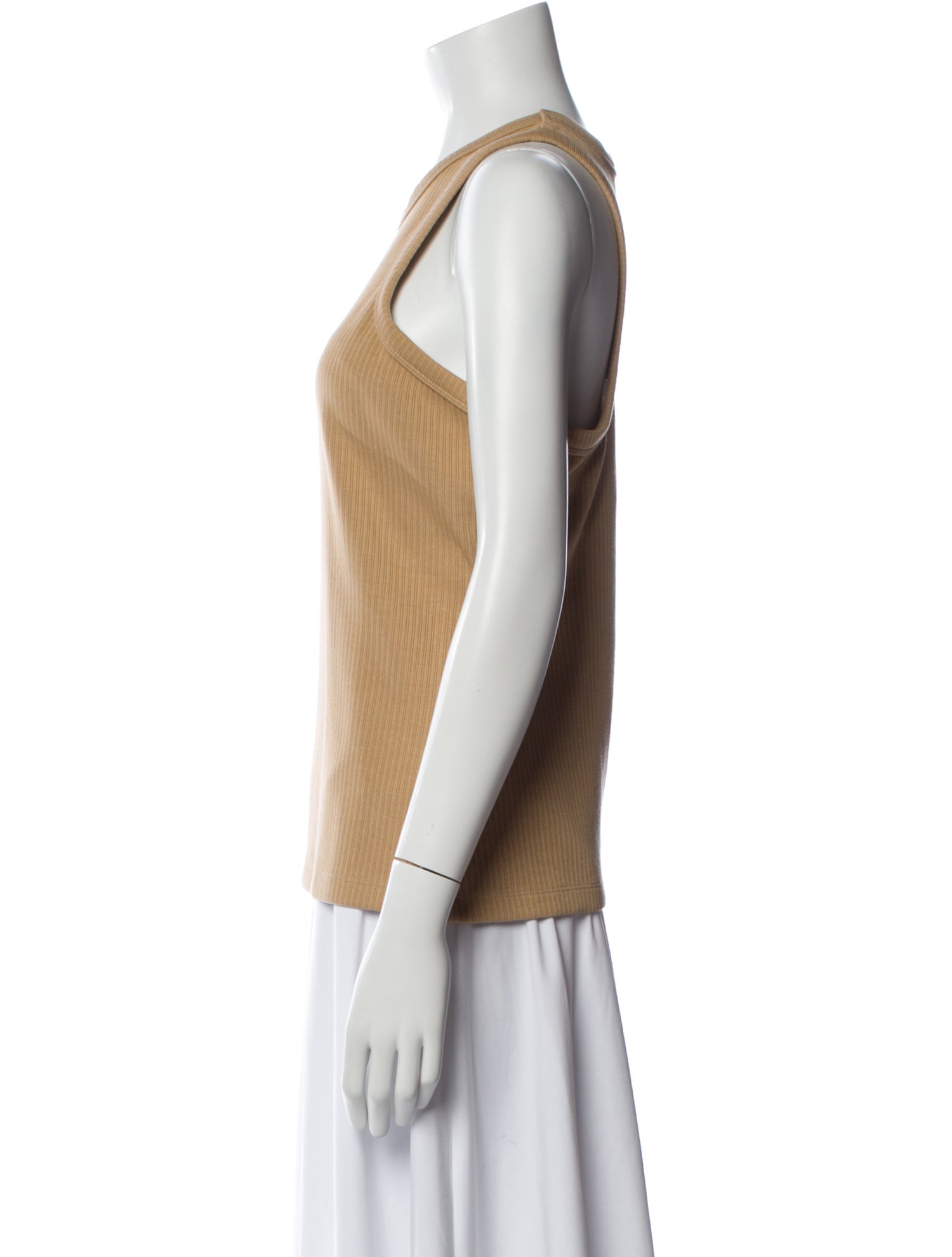 Recto Crew Neck Sleeveless Top