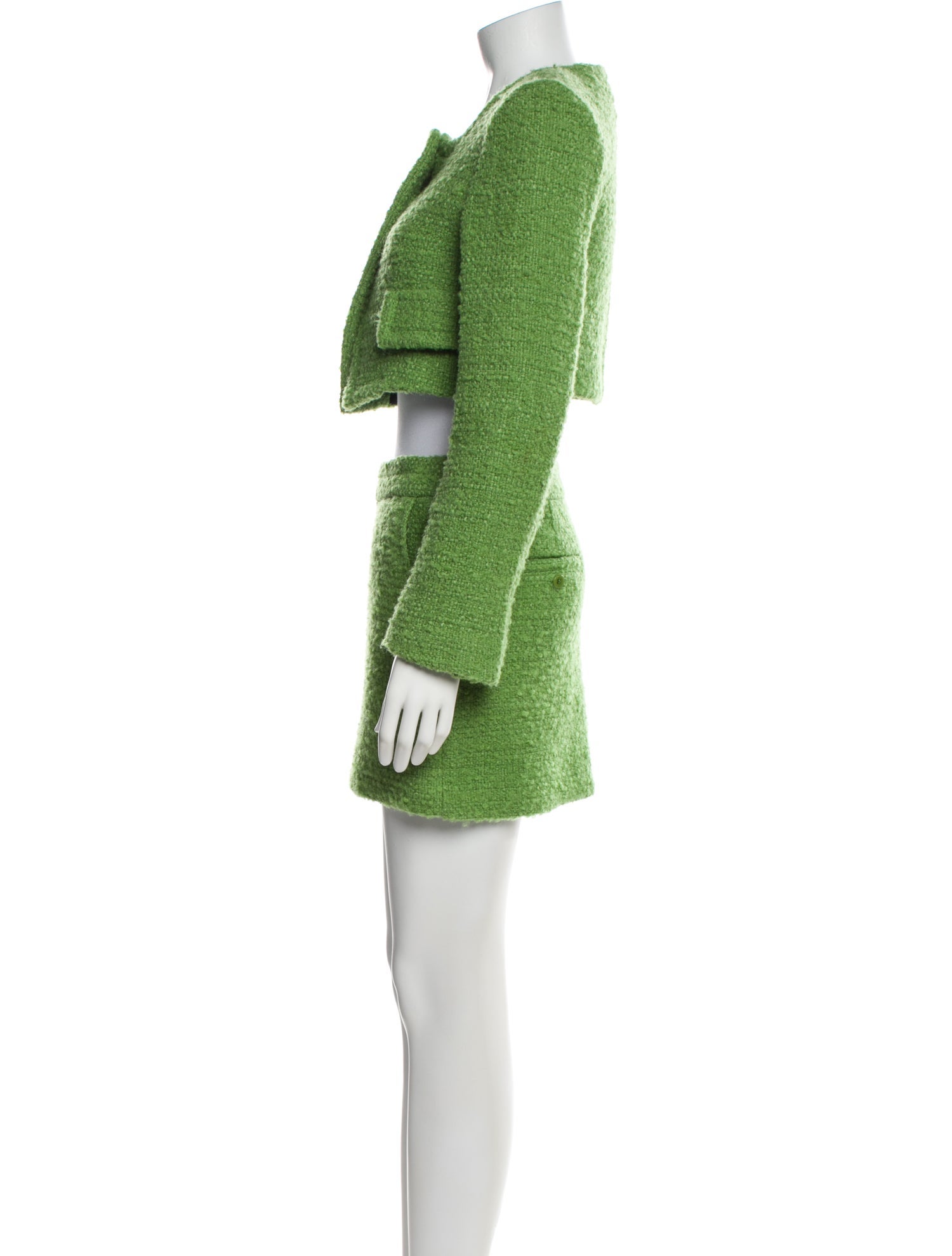 Recto Wool Skirt Set
