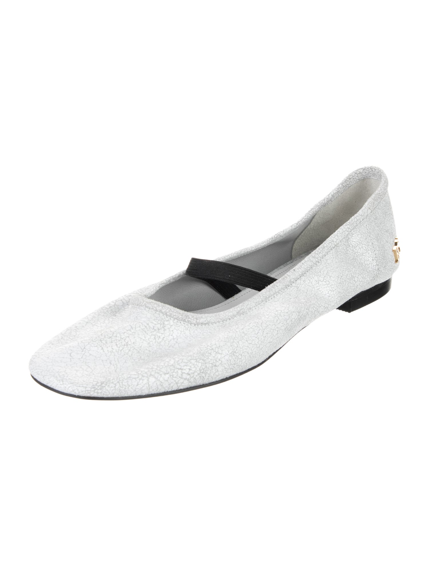 Recto Suede Mary Jane Flats