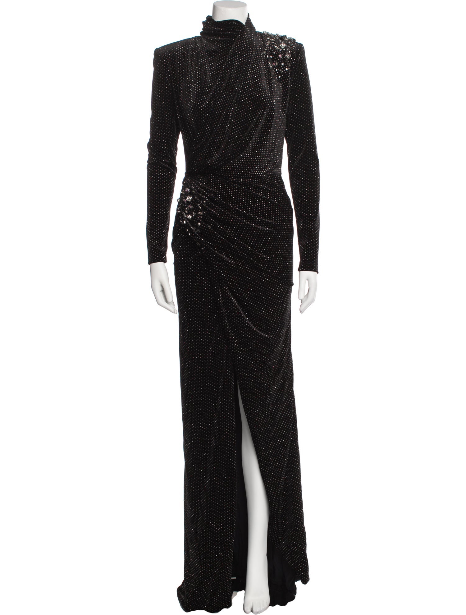 Redemption Velvet Long Dress