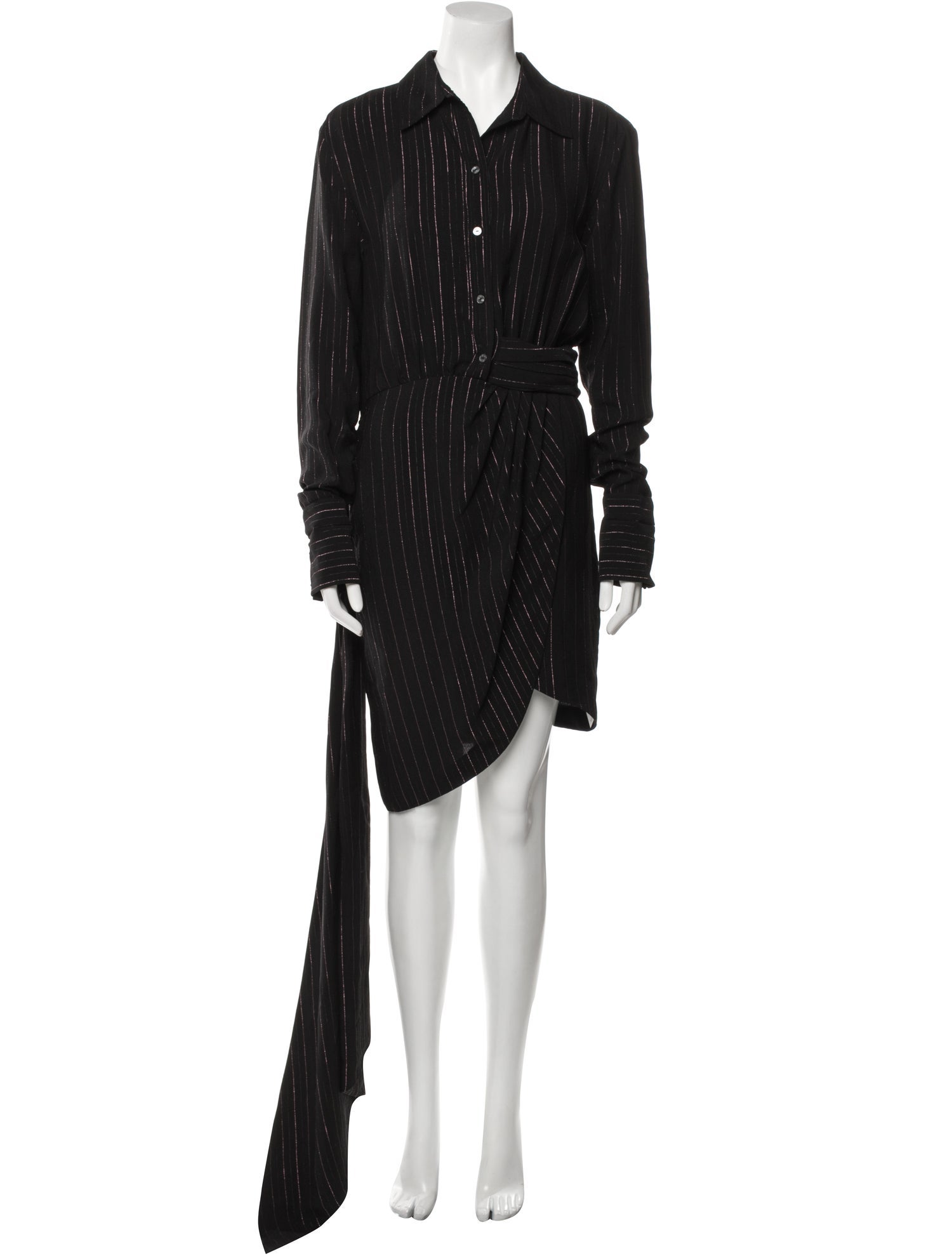 Redemption Striped Knee-Length Dress