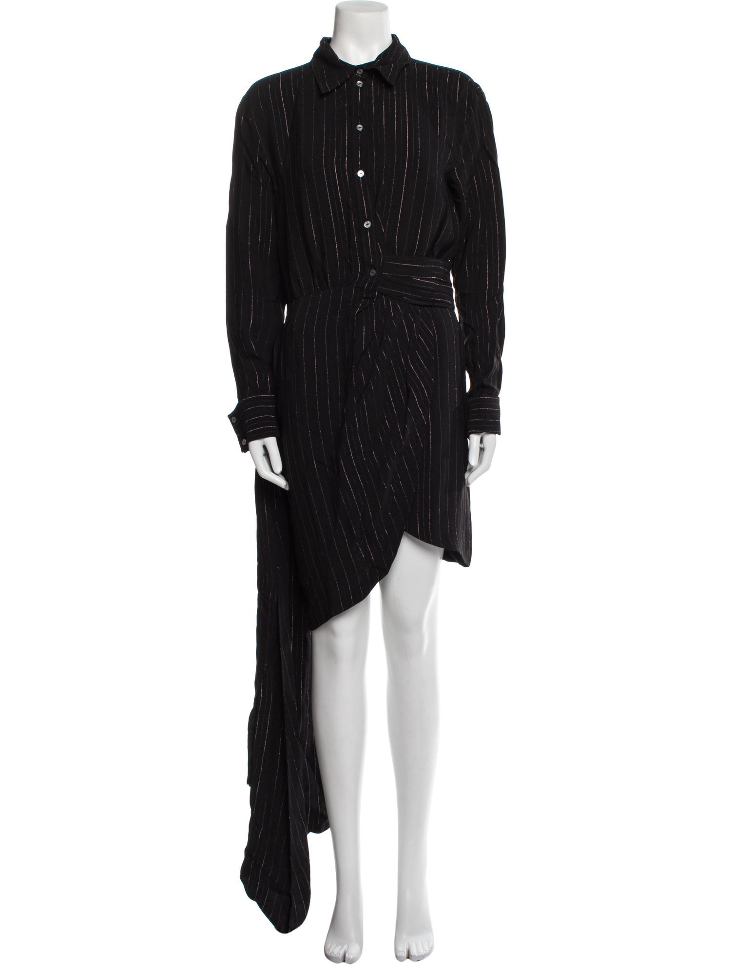 Redemption Striped Knee-Length Dress