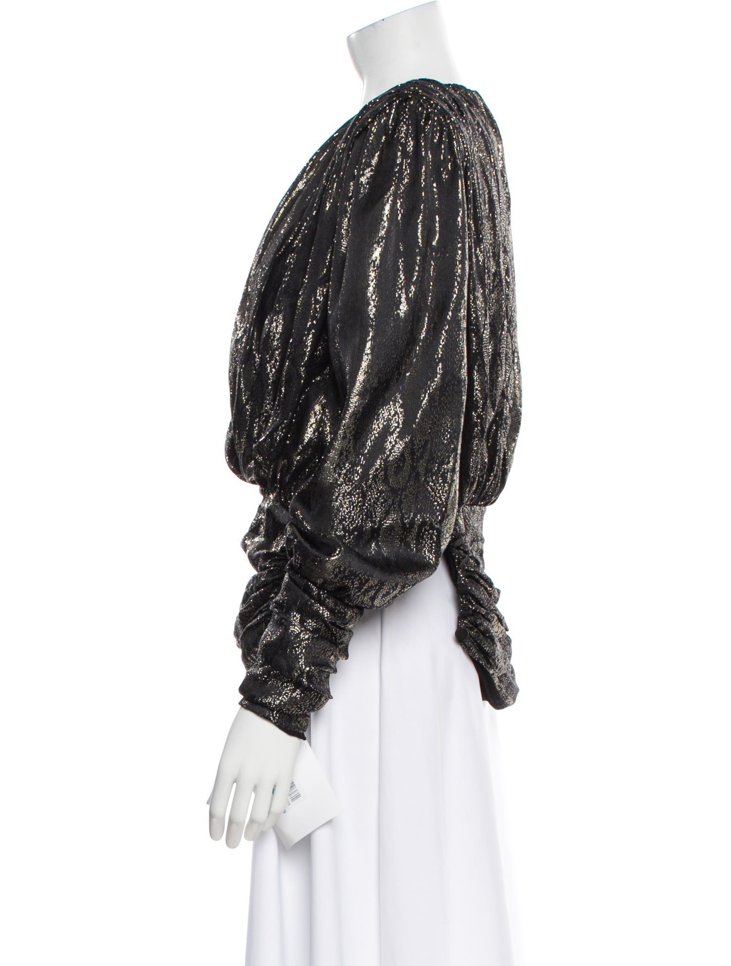 Redemption Silk Patterned Top