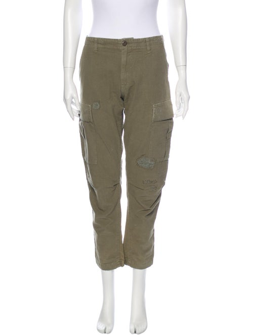 Re/done Straight Leg Pants Green