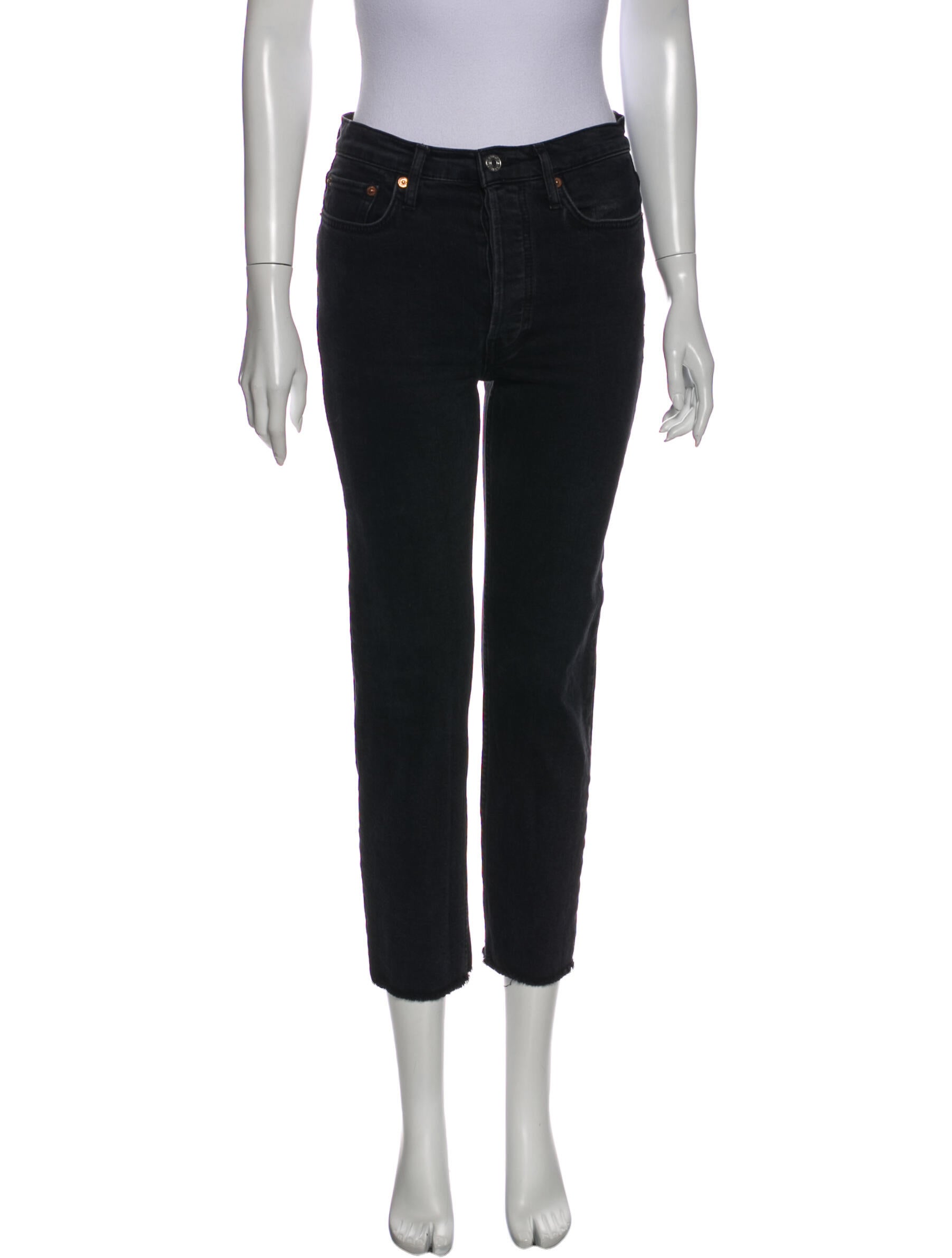 RE/DONE Mid-Rise Straight Leg Jeans