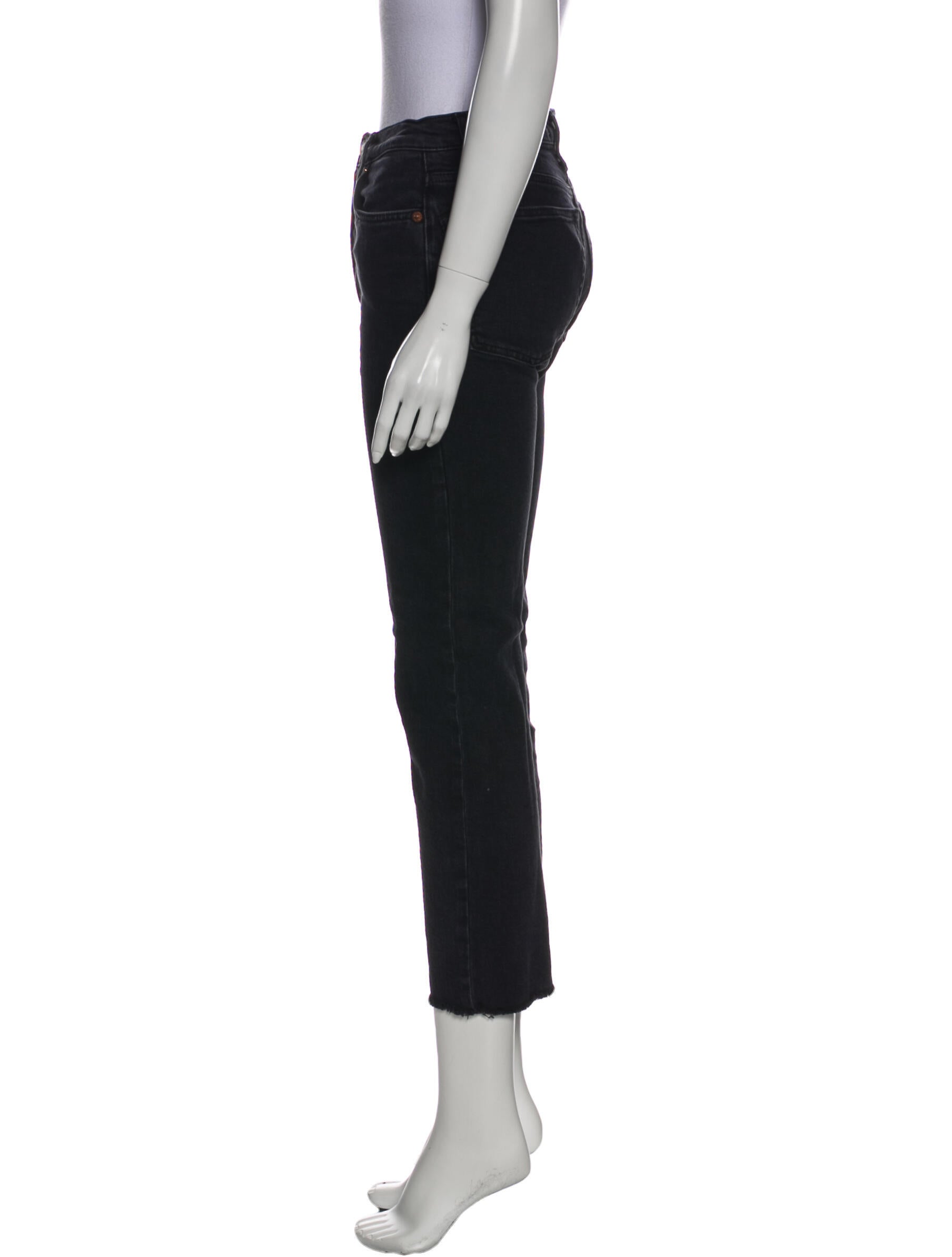 RE/DONE Mid-Rise Straight Leg Jeans