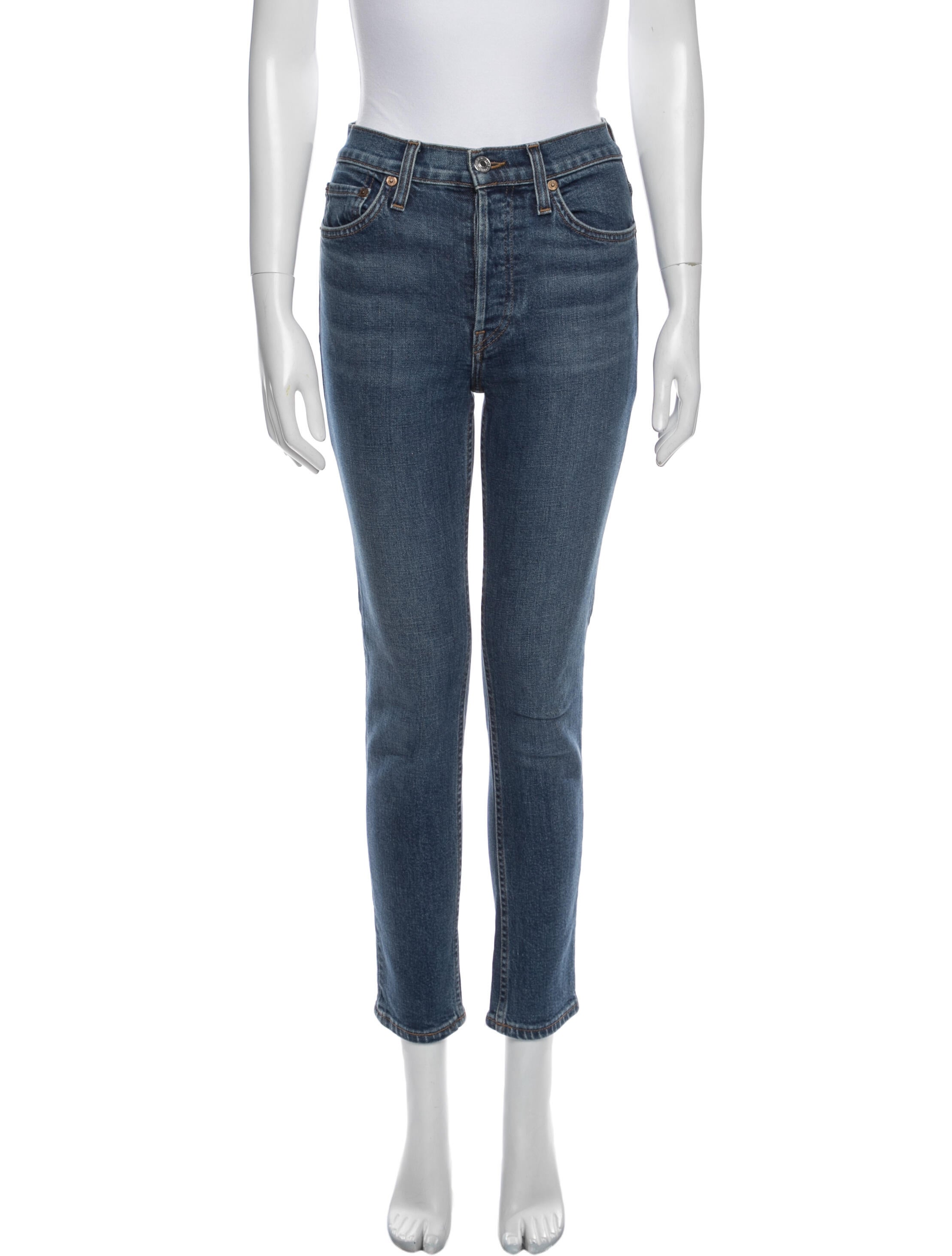 RE/DONE Mid-Rise Skinny Leg Jeans