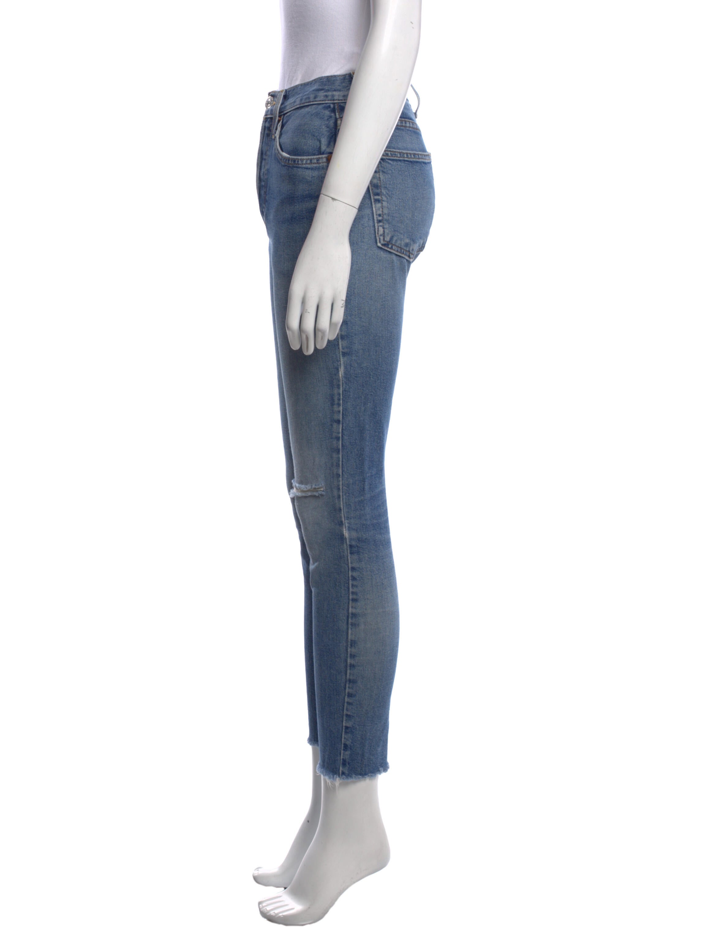 RE/DONE Mid-Rise Skinny Leg Jeans