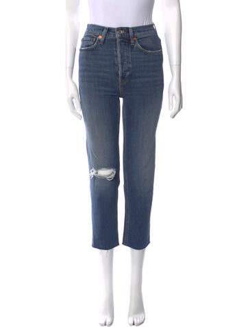 Re/Done Jeans Mid-Rise Straight Leg US 23 | XS