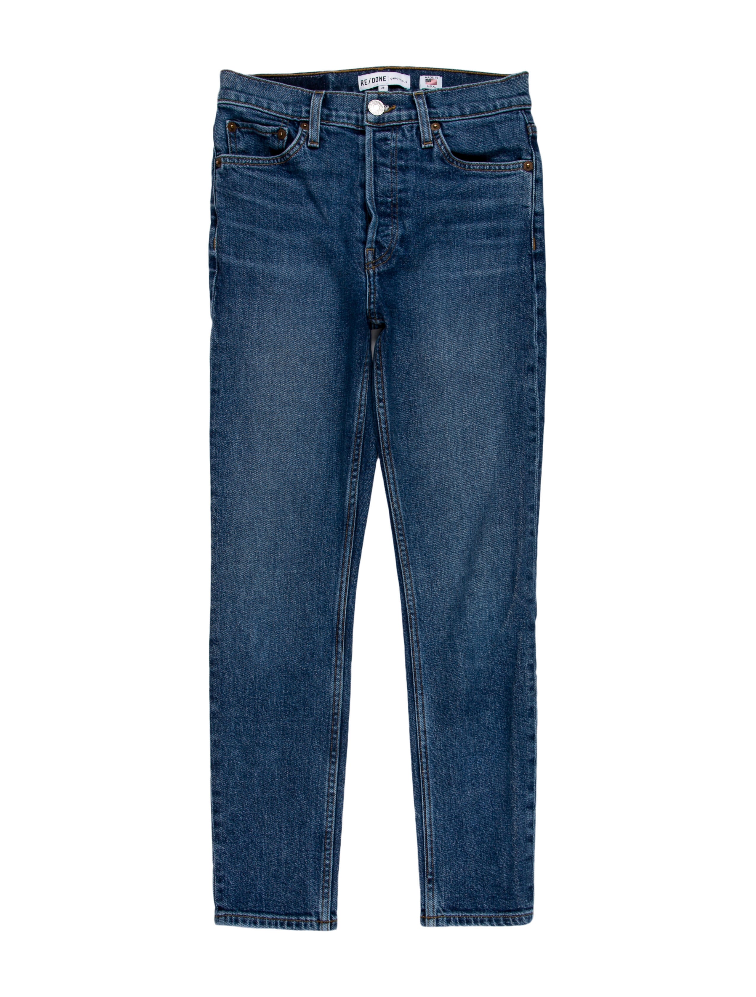 RE/DONE Mid-Rise Skinny Leg Jeans