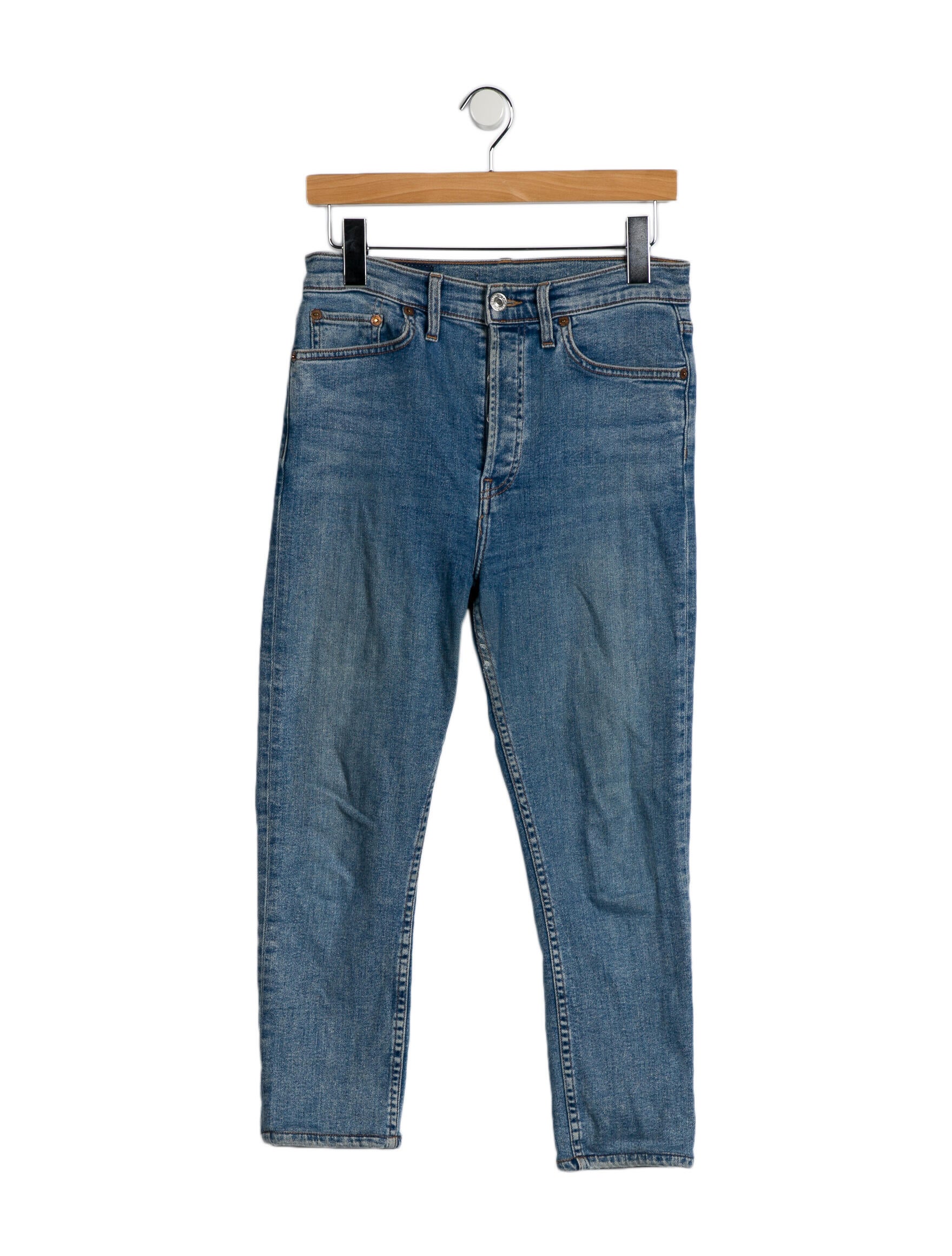 RE/DONE High-Rise Skinny Leg Jeans
