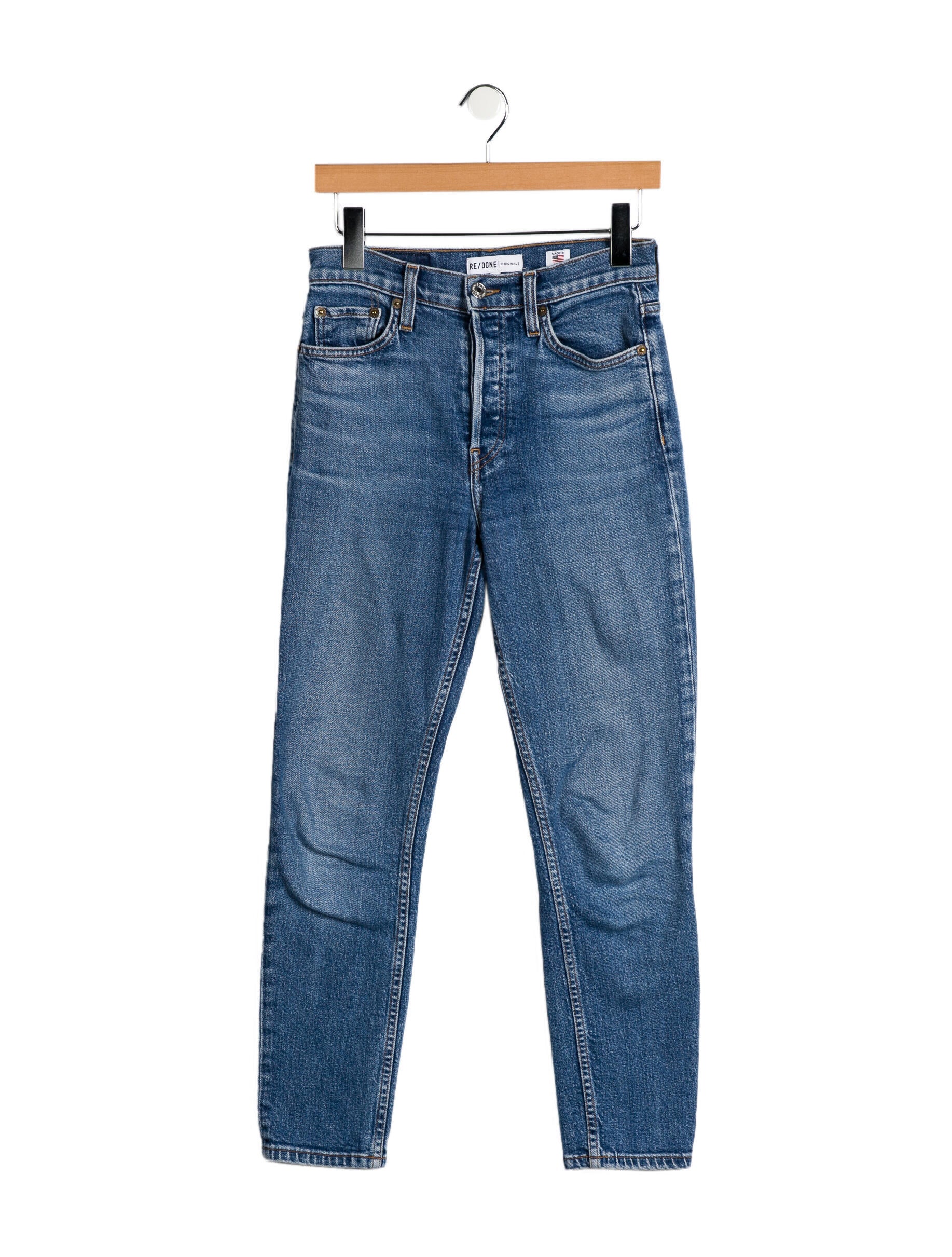 RE/DONE High-Rise Skinny Leg Jeans