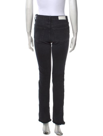 RE/DONE Mid-Rise Straight Leg Jeans