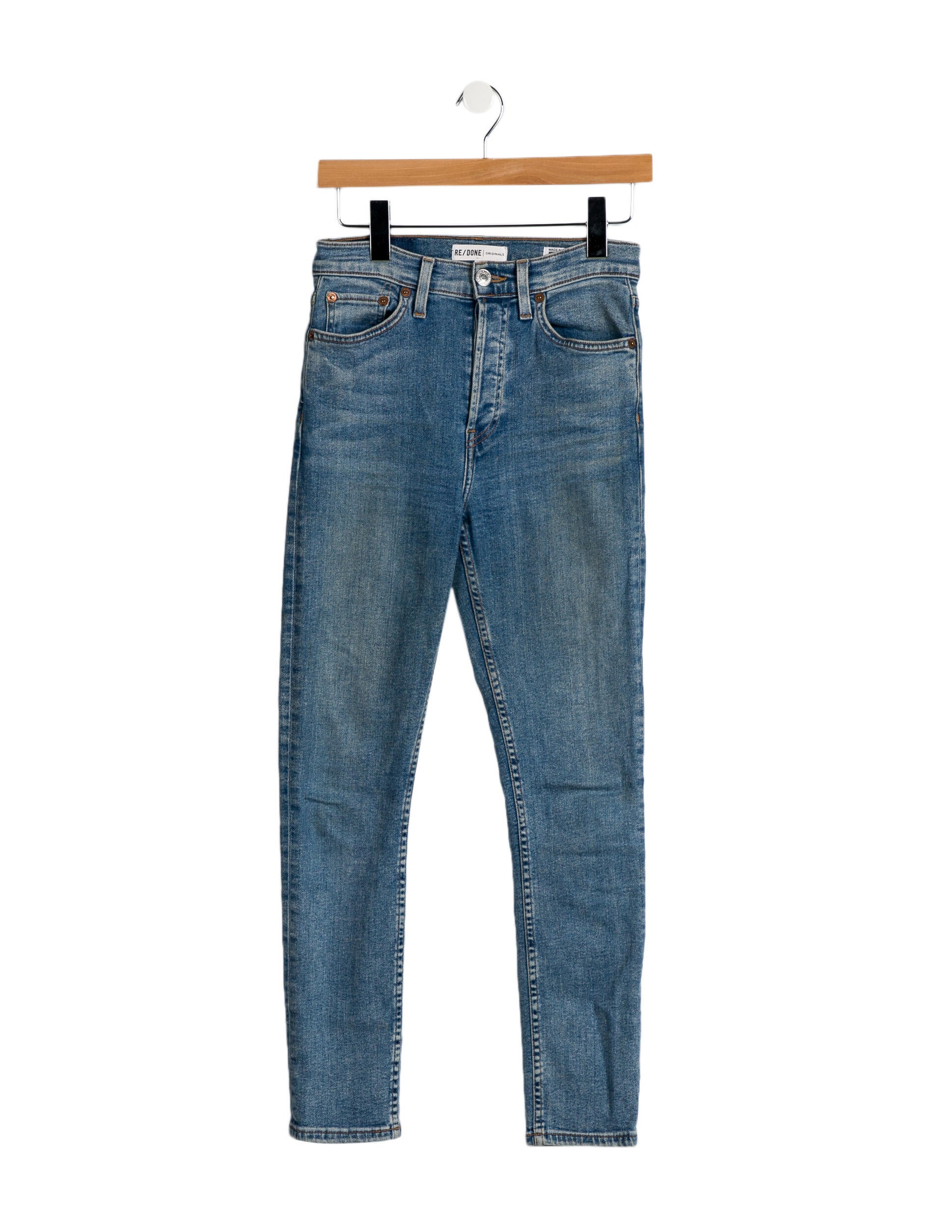 RE/DONE High-Rise Skinny Leg Jeans
