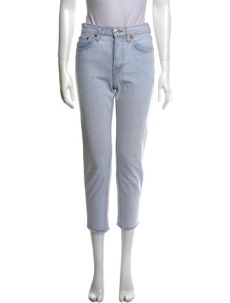 RE/DONE Mid-Rise Straight Leg Jeans