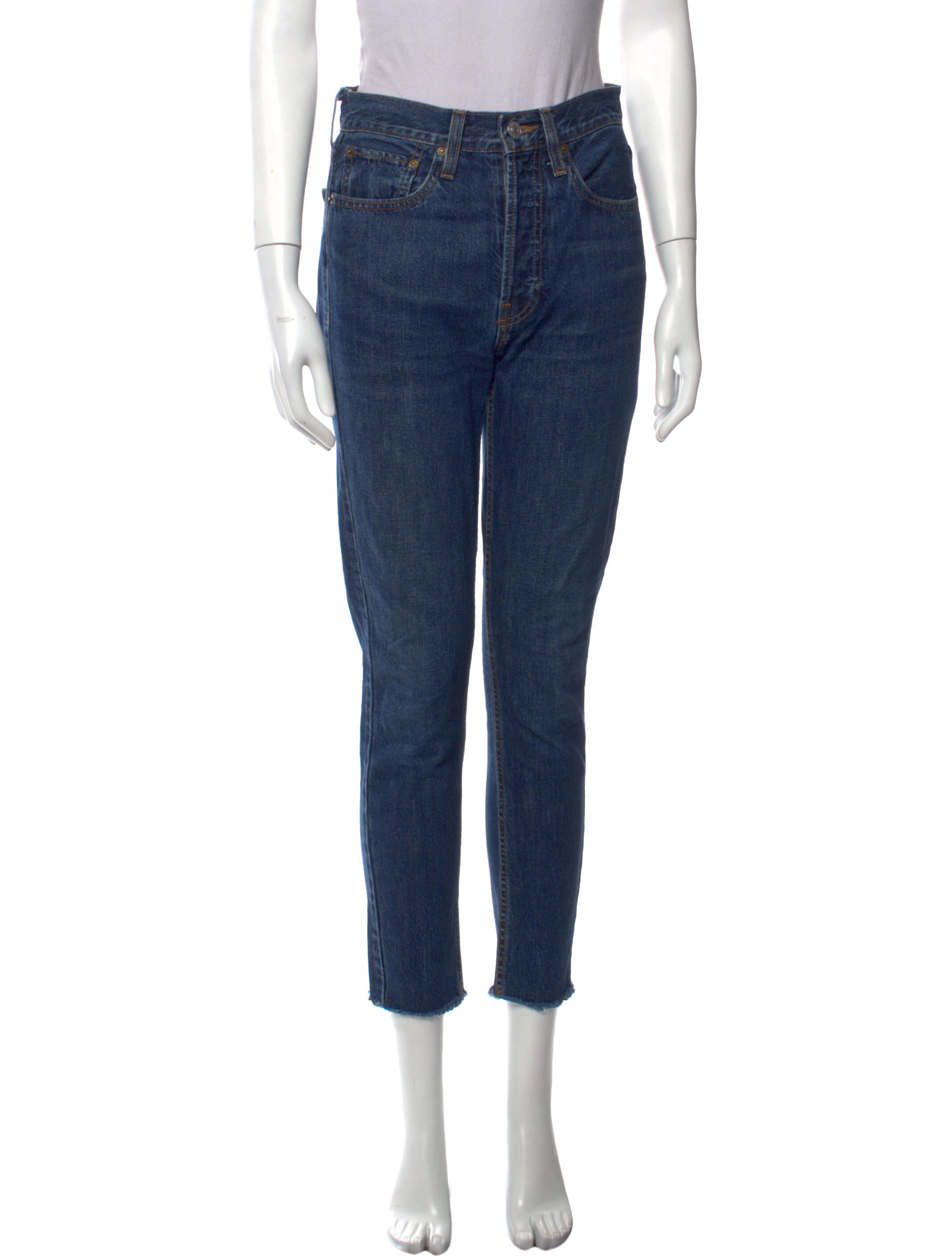 RE/DONE Mid-Rise Skinny Leg Jeans