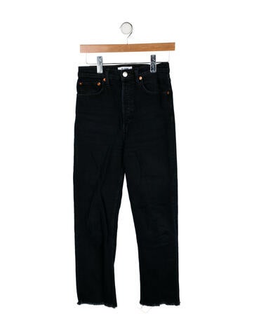 Re/Done Jeans Mid-Rise Straight Leg S