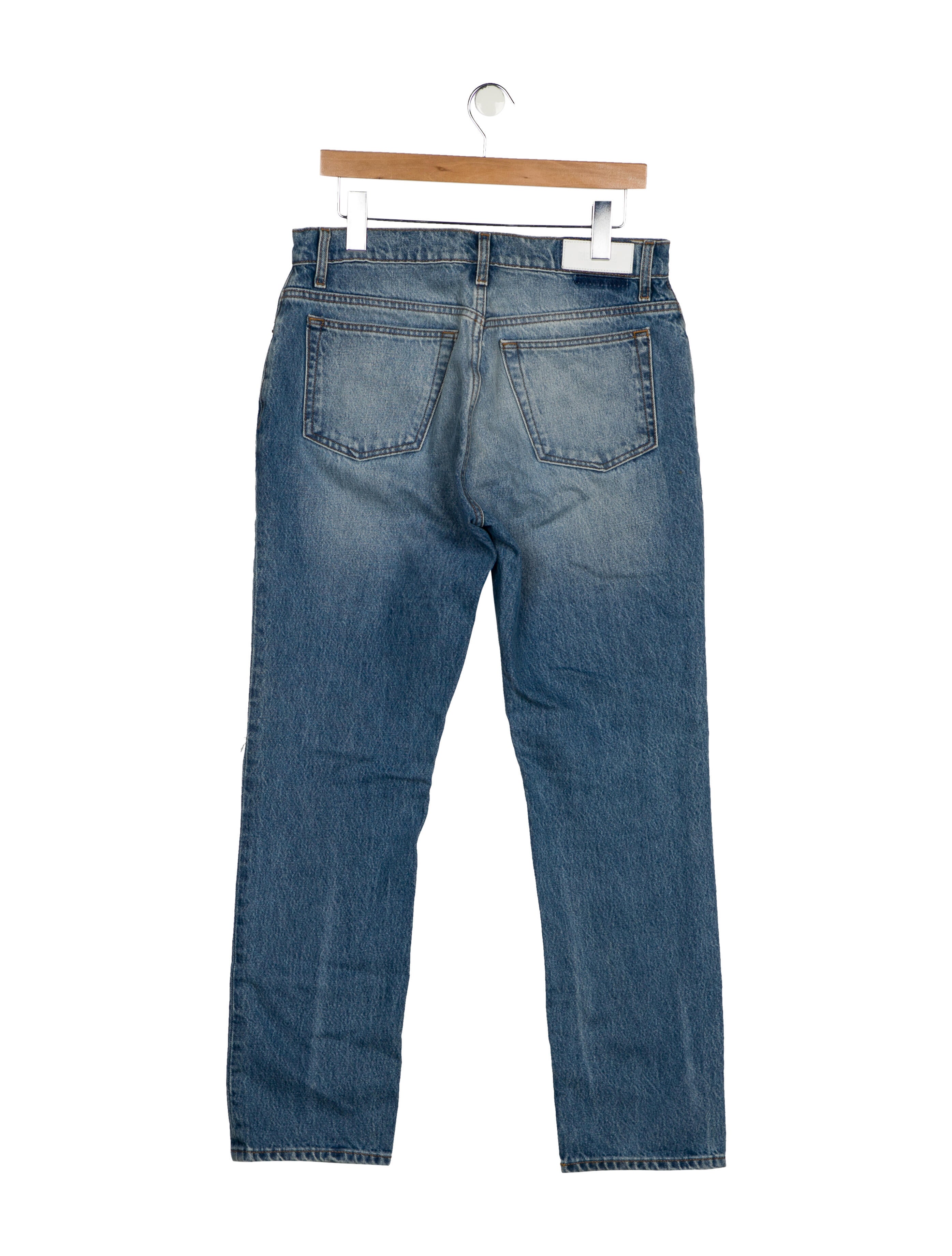 RE/DONE High-Rise Straight Leg Jeans