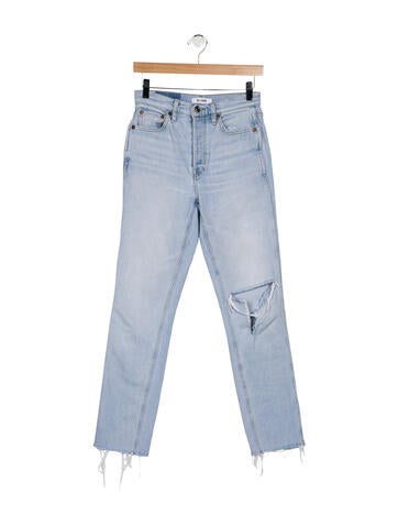 Re/Done Jeans Mid-Rise Straight Leg US 25 | XS