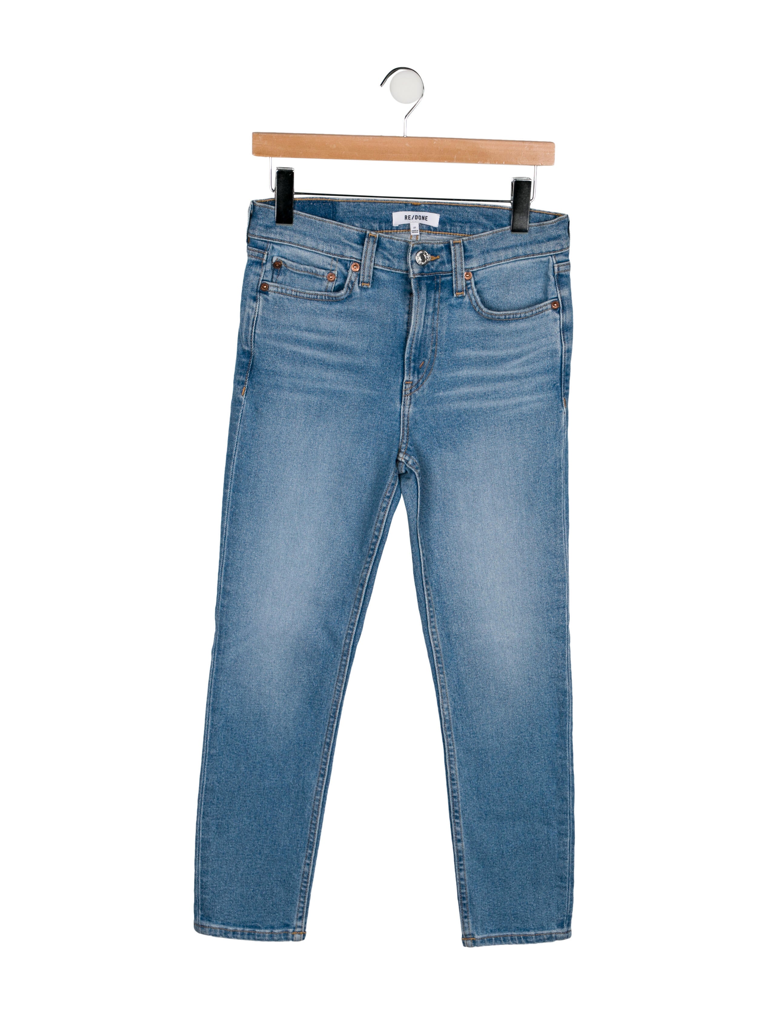 RE/DONE Mid-Rise Straight Leg Jeans
