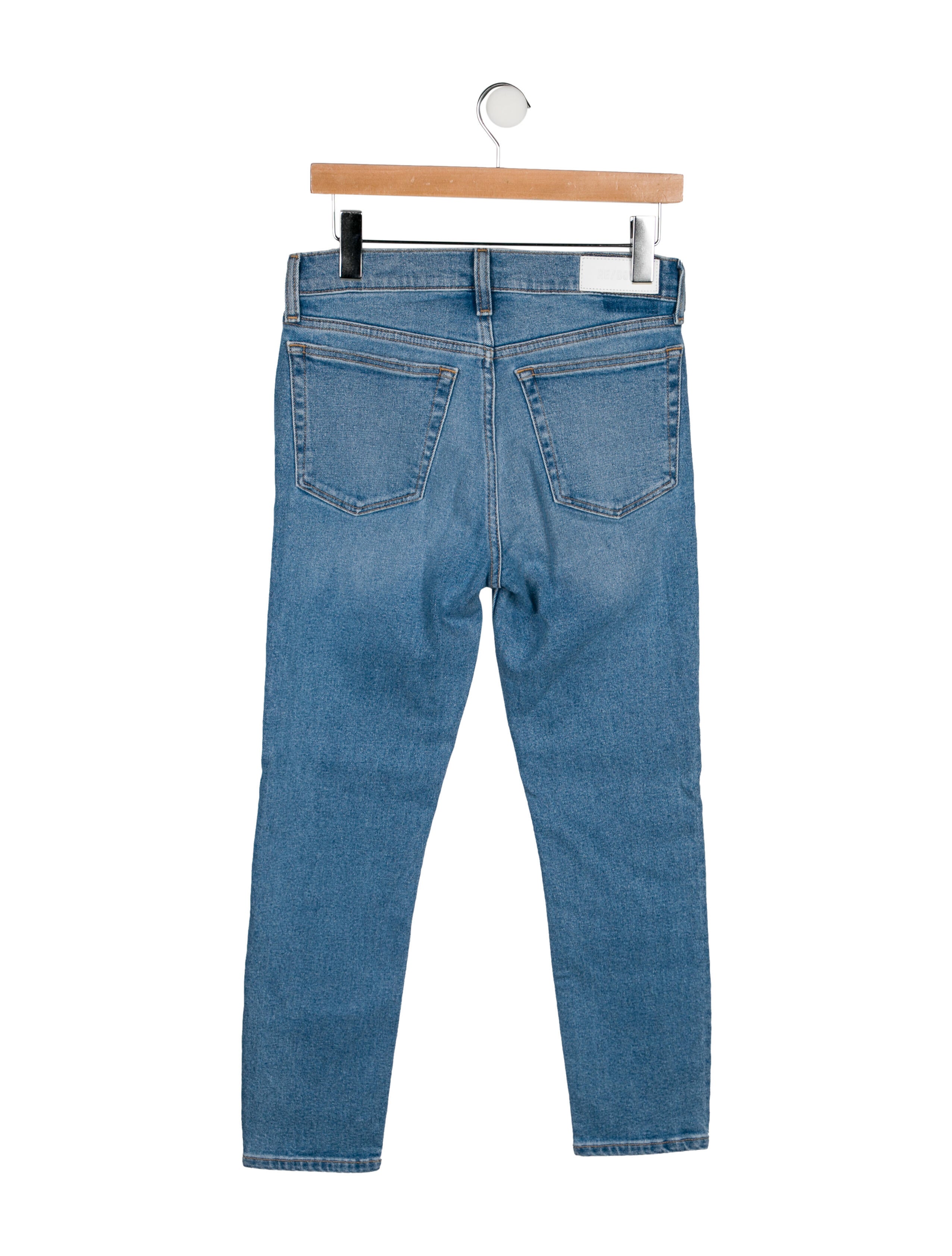 RE/DONE Mid-Rise Straight Leg Jeans