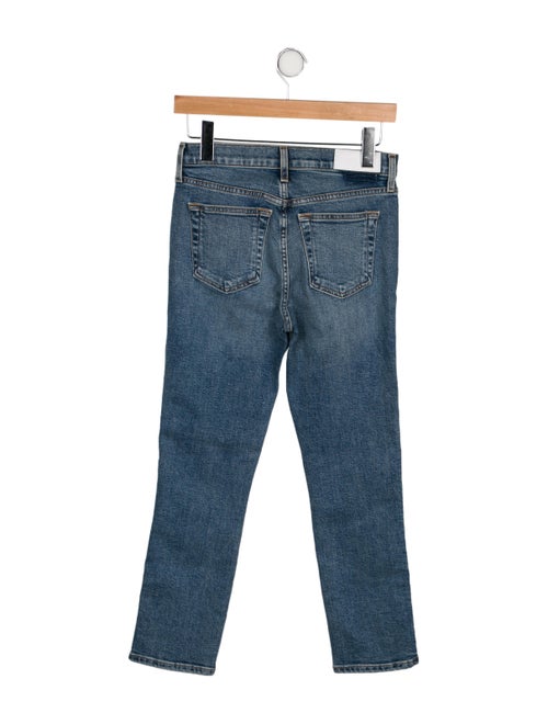 RE/DONE High-Rise Straight Leg Jeans