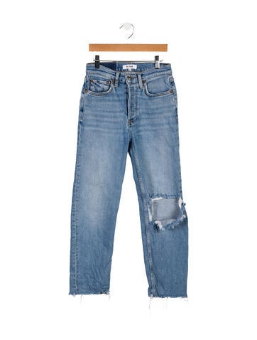 Re/Done Jeans High-Rise Straight Leg US 25 | XS