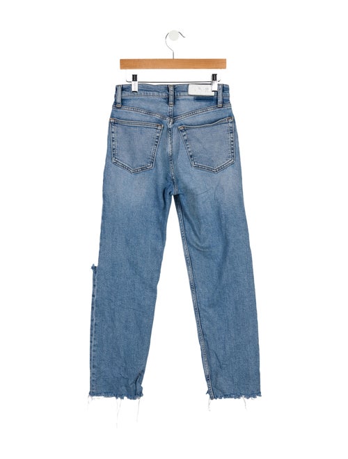 RE/DONE High-Rise Straight Leg Jeans