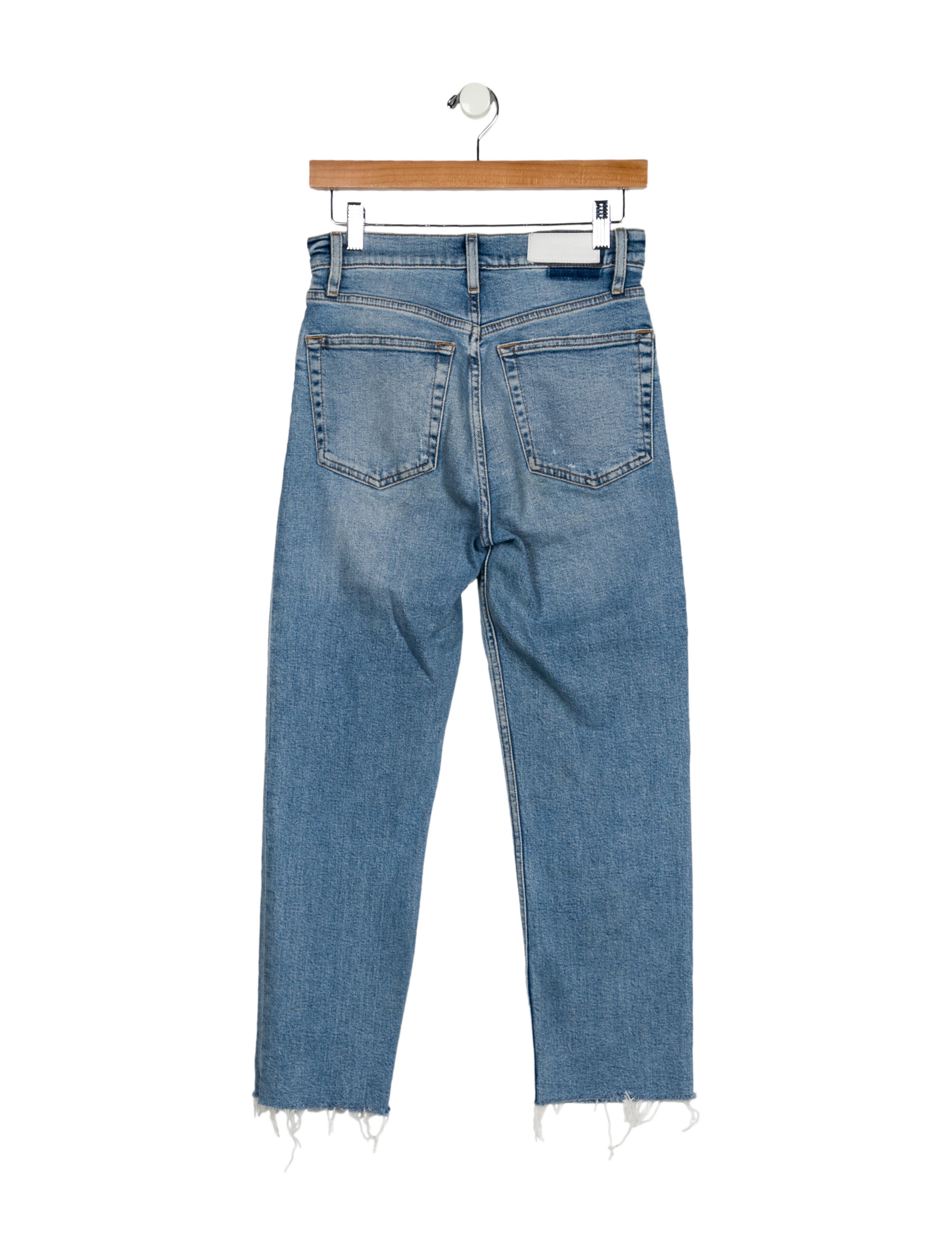 RE/DONE Mid-Rise Straight Leg Jeans