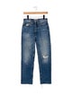 RE/DONE High-Rise Straight Leg Jeans