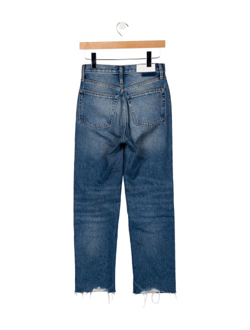 RE/DONE High-Rise Straight Leg Jeans